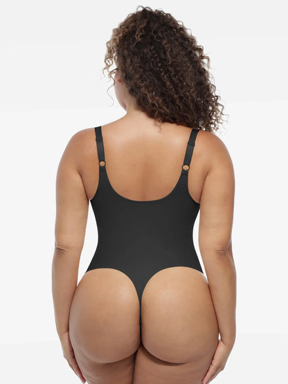 Deep V-Neck Shapewear Bodysuit